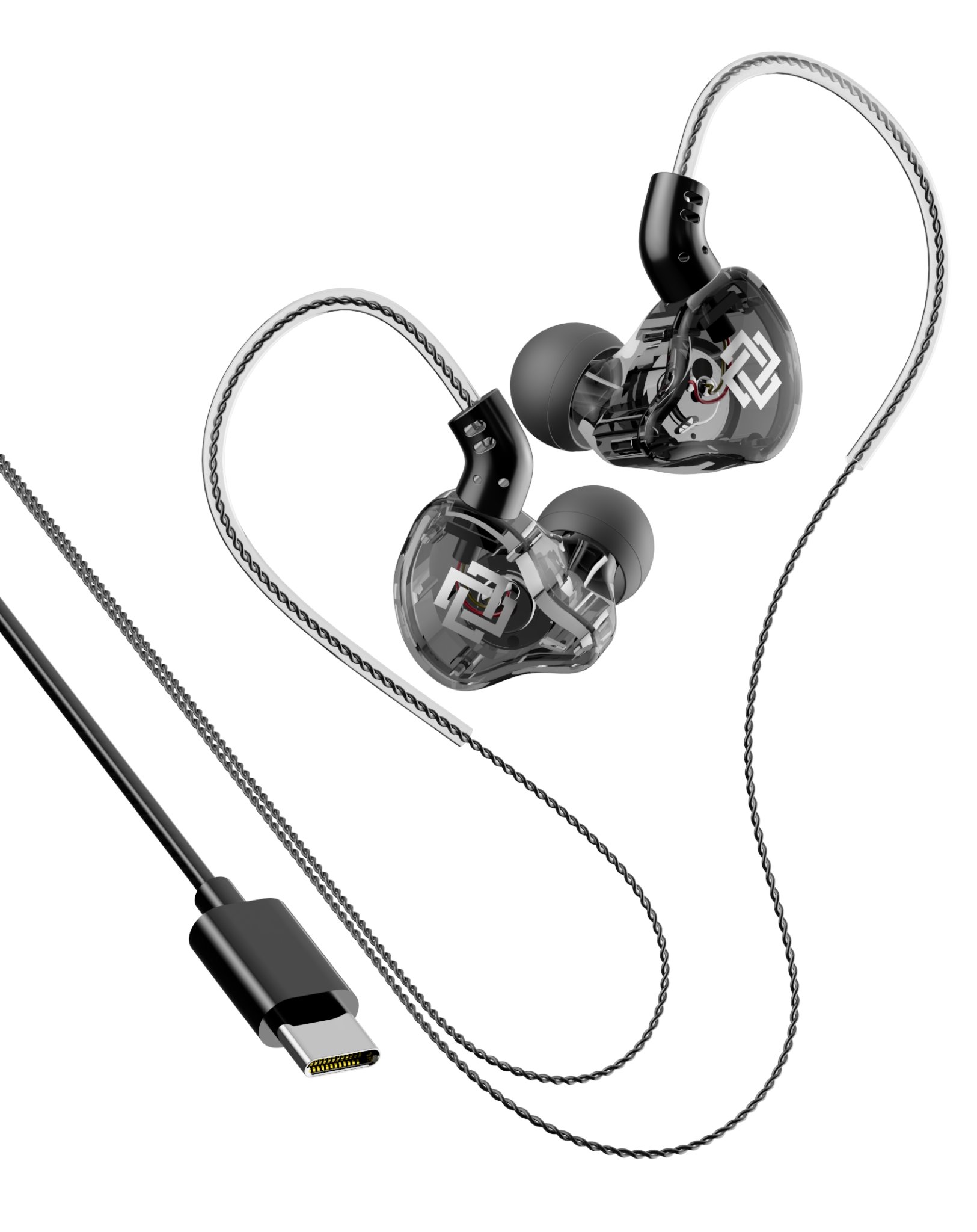 White Serpent premium wired in-ear monitors